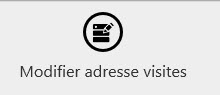 modifier adresse visites