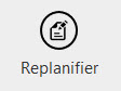 Icône replanifier