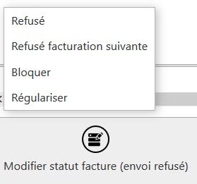 Icône Modifier statut facture