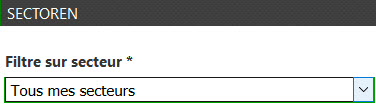 Filtre sur secteur