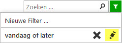 wijzig filter
