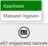 eID ongepland bezoek via kaartlezer