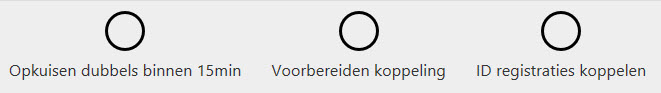knoppen koppelen ID registratie