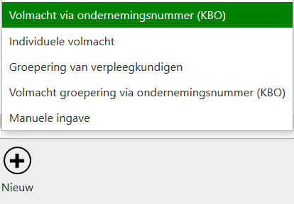 MCN volmacht via KBO registratie