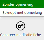 medicatiefiche zonder opm