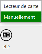 Encodage manuel eID
