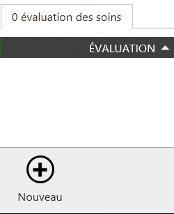 nouvelle évaluation de soins