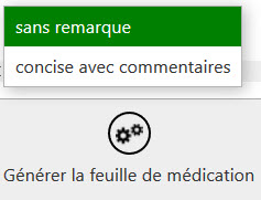 fiche médicaments sans remarque